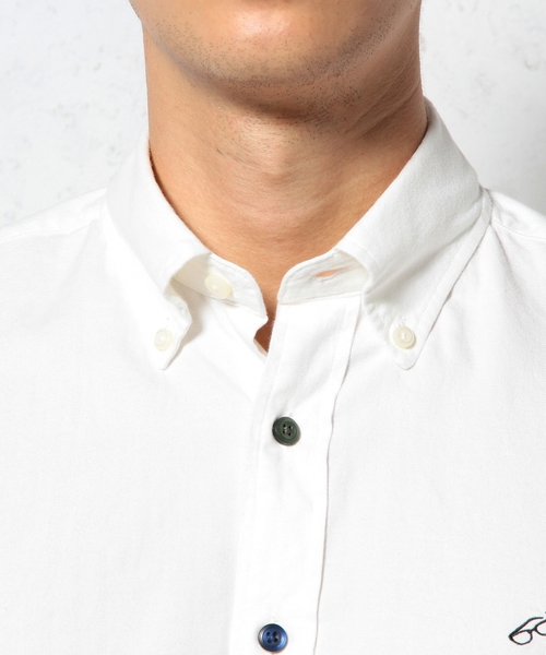 green label relaxing(グリーンレーベルリラクシング)の「B/CRAZY VIYELLA EMBRO シャツ ◆(シャツ/ブラウス・メンズ・ホワイト/ワインレッド/ネイビー/ブラック/オレンジ/パープル・MEDIUM/SMALL/LARGE/X-LARGE/X-SMALL)」の11枚目の写真