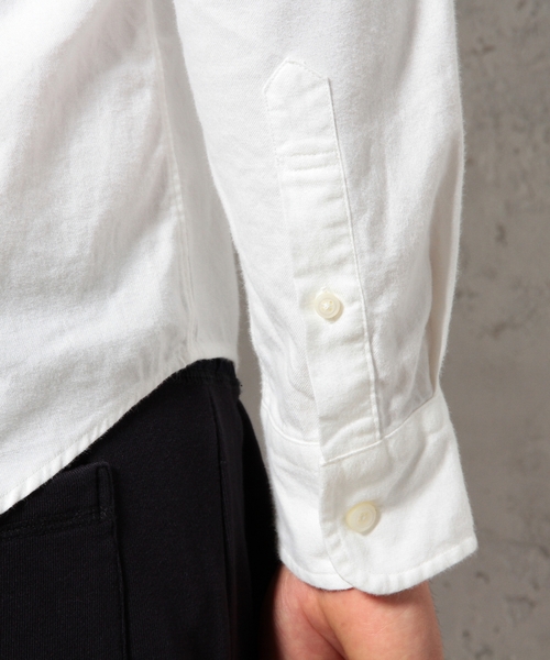 green label relaxing(グリーンレーベルリラクシング)の「B/CRAZY VIYELLA EMBRO シャツ ◆(シャツ/ブラウス・メンズ・ホワイト/ワインレッド/ネイビー/ブラック/オレンジ/パープル・MEDIUM/SMALL/LARGE/X-LARGE/X-SMALL)」の12枚目の写真