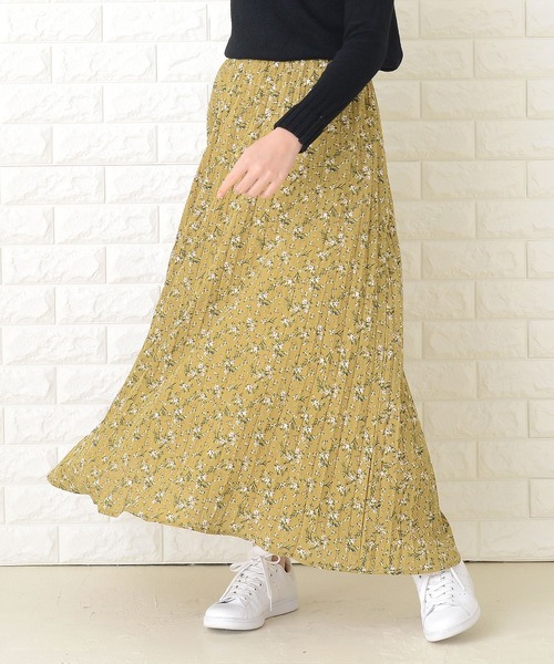 BALENCIAGA 花柄プリーツスカート BALENCIAGA バレンシアガ 23AW フローラルプリント ドロー