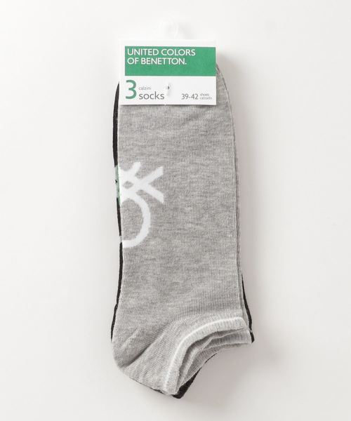 BENETTON (UNITED COLORS OF BENETTON)(�x�l�g�����i�C�e�b�h�J���[�Y�I�u�x�l�g��)�̃u�����h���S�X�j�[�J�[�p�\�b�N�X�E�C��3���Z�b�g(�\�b�N�X/�C��)