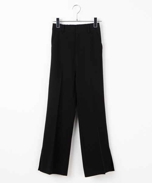 DuKKah（デュカ）の「dukkah/【148cm基準・低身長向け】【セットアップ対応商品】セットアップセミフレアパンツ（スラックス・レディース・ブラック/アイボリー/グリーン系その他・FREE）」の11枚目の写真