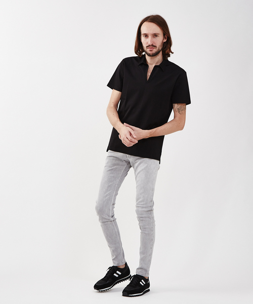 5351 POUR LES HOMMES（ゴーサンゴーイチプールオム）の「ZDA別注レザースニーカー（スニーカー・メンズ・ホワイト/ブラック・44/40/41/42/43/45）」の11枚目の写真