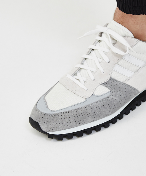 5351 POUR LES HOMMES（ゴーサンゴーイチプールオム）の「ZDA別注レザースニーカー（スニーカー・メンズ・ホワイト/ブラック・44/40/41/42/43/45）」の8枚目の写真