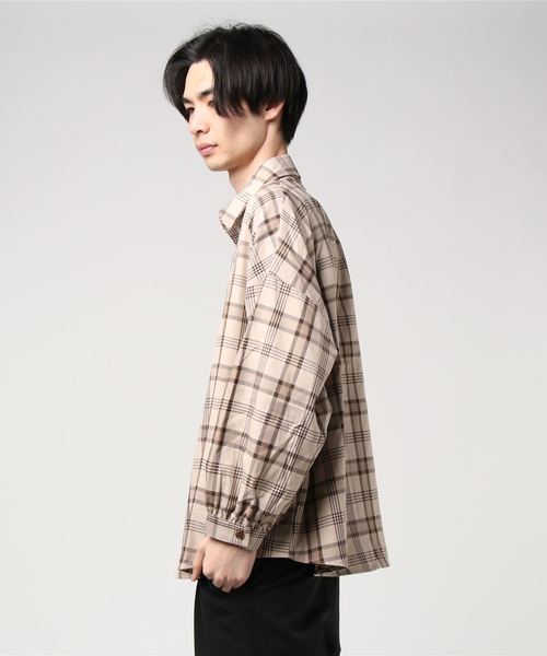 WEGO（ウィゴー）の「WEGO/【セットアップ対応商品】TRチェックシャツ（シャツ/ブラウス・メンズ・ベージュ系その他2/グレー系その他2/ベージュ系その他3・LARGE/MEDIUM）」の22枚目の写真