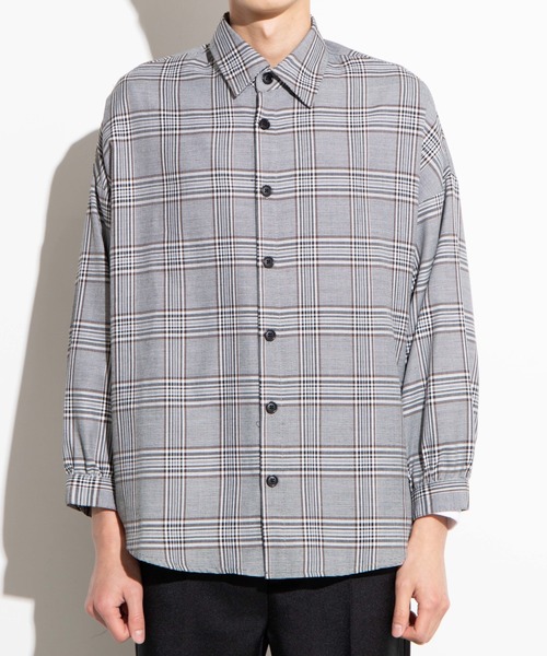 WEGO（ウィゴー）の「WEGO/【セットアップ対応商品】TRチェックシャツ（シャツ/ブラウス・メンズ・ベージュ系その他2/グレー系その他2/ベージュ系その他3・LARGE/MEDIUM）」の13枚目の写真