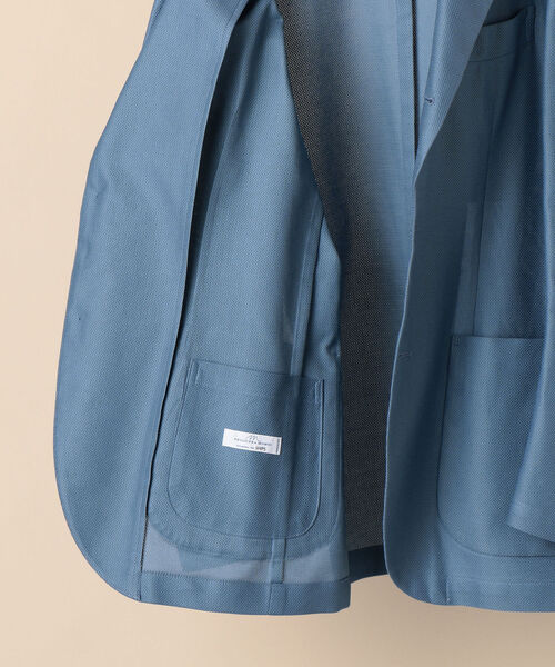 SHIPS（シップス）の「SD: MONTI社製生地 カラミ シャツジャケット（テーラードジャケット・メンズ・ロイヤルブルー/ブルー/ネイビー・LARGE/SMALL/MEDIUM/X-LARGE）」の11枚目の写真