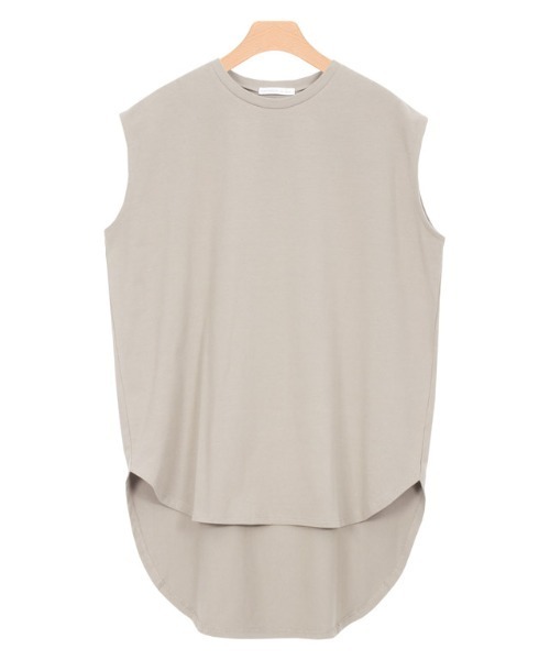 Pierrot（ピエロ）の「ボックスシルエットTシャツ（Tシャツ/カットソー・レディース・オフホワイト/ブラック/チャコールグレー/ベージュ/ブルー/ライトグレー・M/L）」の19枚目の写真