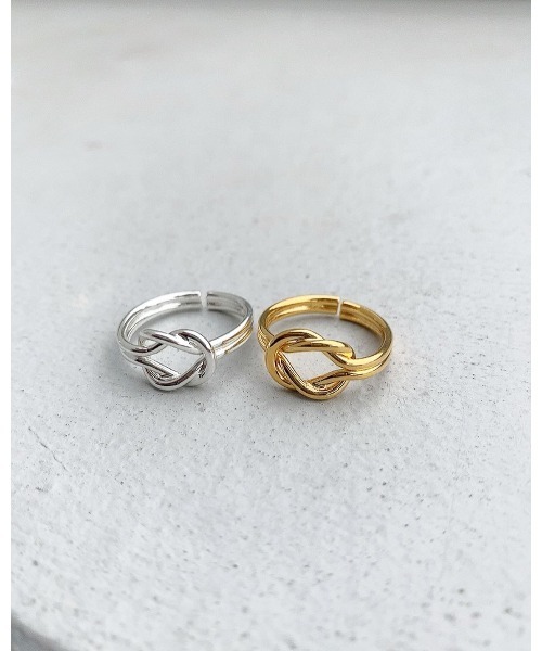 mou(モウ)の「不規則クロスリング(リング・レディース・シルバー/ゴールド・FREE)」の8枚目の写真