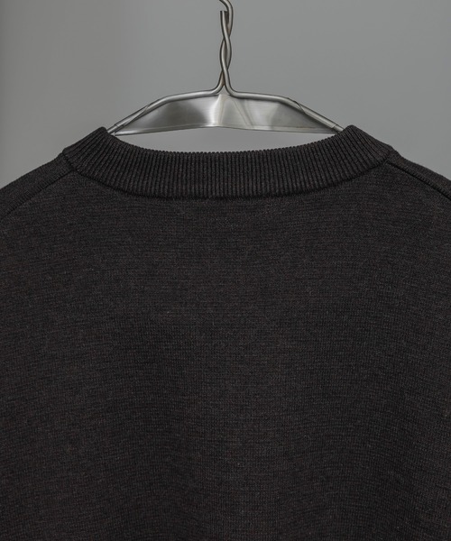 LIDNM リドム ニットブルゾン サイズM グレー LIDnM 「LIDNM」 ジップアップブルゾン LARGE グレー メンズ