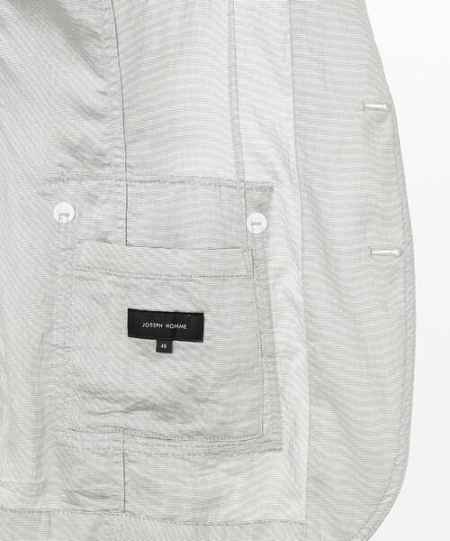 美品！JOSEPH HOMME 超軽量 ストレッチマイヤージャケット 46 薄灰 洗える】ジョゼフオム ストレッチマイヤージャケット 超軽量