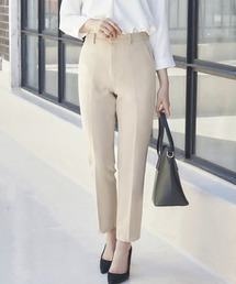 Flolia（フロリア）の「美シルエットテーパードパンツ オフィス ビジネス フォーマル【洗える】（スラックス）」