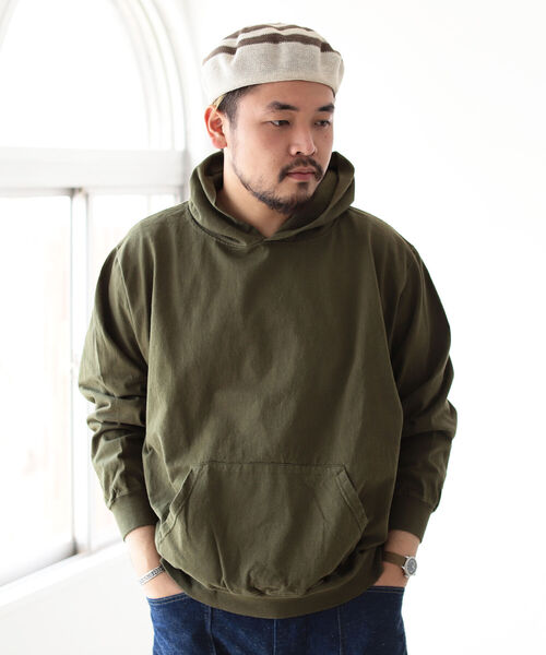 Goodwear(Since1983)(グッドウェア)の「GOODWEAR / プルオーバー パーカー(パーカー・メンズ・グレー/オリーブ/ワイン/ネイビー/ナチュラル・X-LARGE/LARGE)」の21枚目の写真