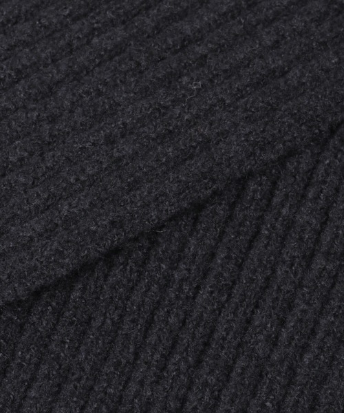 RAGEBLUE（レイジブルー）の「リサイクルヤーンリブマフラー/897647（マフラー・メンズ・ダークグレー/オレンジ/ダークブラウン/マスタード/ネイビー・FREE）」の12枚目の写真