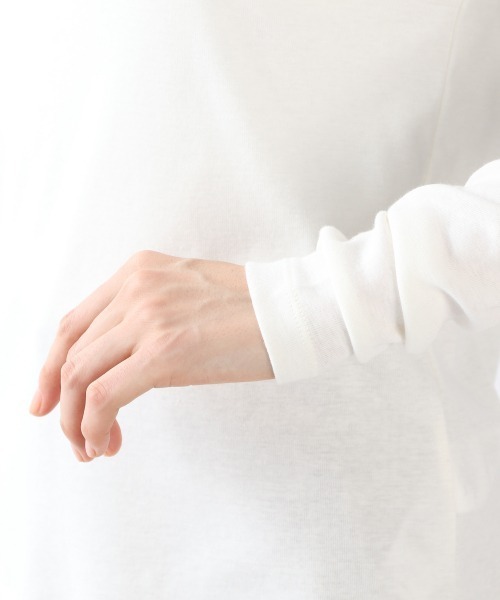 LOWRYS FARM（ローリーズファーム）の「フライスカラータートルＬＳ　924273（Tシャツ/カットソー・レディース・ホワイト/ブラック/グレー/ブルー/オレンジ・FREE）」の12枚目の写真