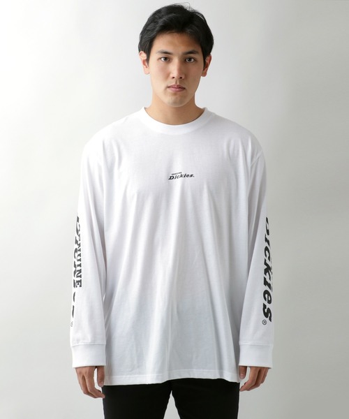 Dickies(ディッキーズ)の「Dickies/ディッキーズ 袖プリント ポケット付ロンT/大きいサイズ(Tシャツ/カットソー・メンズ・ブラック/ブラック系その他/ホワイト/ベージュ・2L/5L/4L/3L)」の14枚目の写真