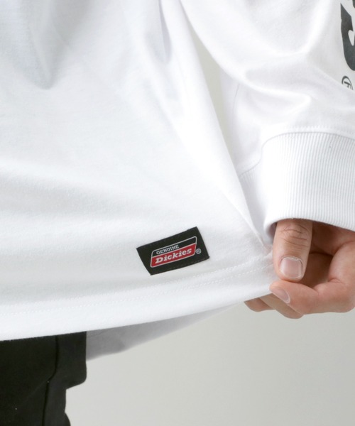 Dickies(ディッキーズ)の「Dickies/ディッキーズ 袖プリント ポケット付ロンT/大きいサイズ(Tシャツ/カットソー・メンズ・ブラック/ブラック系その他/ホワイト/ベージュ・2L/5L/4L/3L)」の18枚目の写真