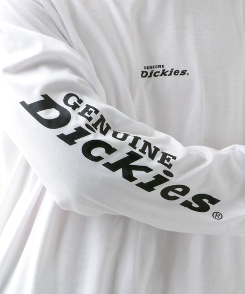 Dickies(ディッキーズ)の「Dickies/ディッキーズ 袖プリント ポケット付ロンT/大きいサイズ(Tシャツ/カットソー・メンズ・ブラック/ブラック系その他/ホワイト/ベージュ・2L/5L/4L/3L)」の17枚目の写真