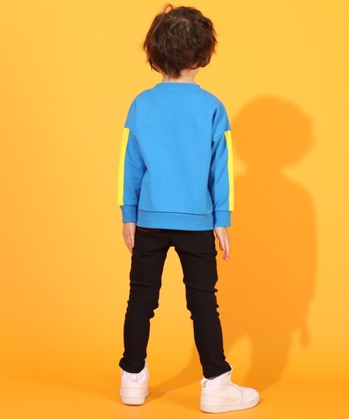 BABYDOLL（ベビードール）の「家でも外でも♪リラックストレーナー 4794K（スウェット・キッズ・グレー×ピンク/グレー/グリーン系その他3/ピンク/ブラック×レッド/ブルー/サックスブルー/ブラック/ブラック×ライム・90cm/130cm/110cm/100cm/120cm/140cm）」の20枚目の写真