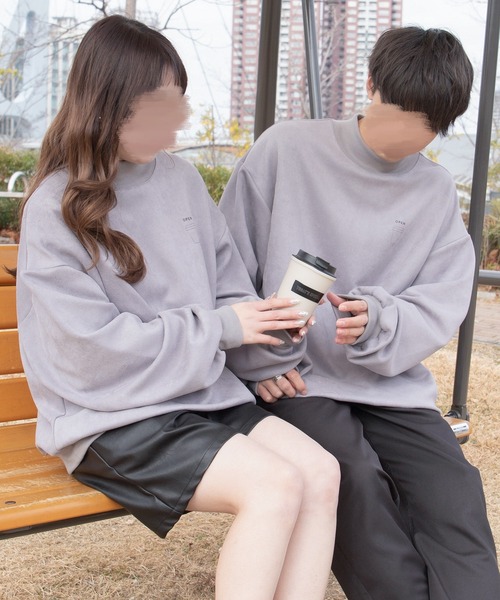 PairPair(ペアペア)の「cafemenuプリントP/O(ユニセックス)(Tシャツ/カットソー・メンズ・アイボリー/ブルーグレー/グリーン/モカ・MEDIUM/LARGE)」の1枚目の写真
