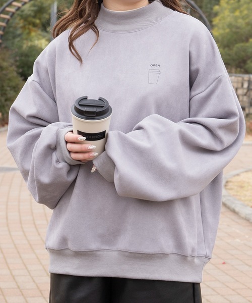 PairPair(ペアペア)の「cafemenuプリントP/O(ユニセックス)(Tシャツ/カットソー・メンズ・アイボリー/ブルーグレー/グリーン/モカ・MEDIUM/LARGE)」の16枚目の写真