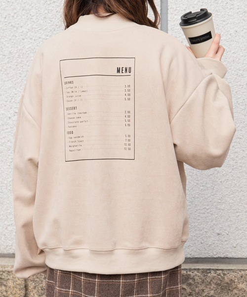 PairPair(ペアペア)の「cafemenuプリントP/O(ユニセックス)(Tシャツ/カットソー・メンズ・アイボリー/ブルーグレー/グリーン/モカ・MEDIUM/LARGE)」の13枚目の写真