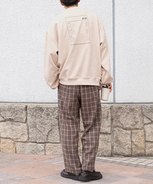 PairPair(ペアペア)の「cafemenuプリントP/O(ユニセックス)(Tシャツ/カットソー・メンズ・アイボリー/ブルーグレー/グリーン/モカ・MEDIUM/LARGE)」の6枚目の写真
