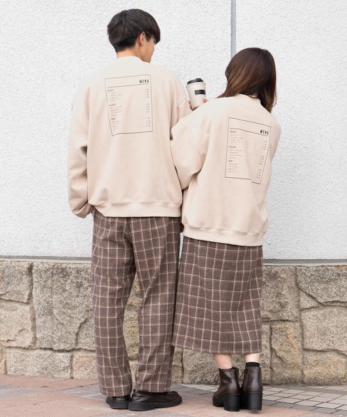 PairPair(ペアペア)の「cafemenuプリントP/O(ユニセックス)(Tシャツ/カットソー・メンズ・アイボリー/ブルーグレー/グリーン/モカ・MEDIUM/LARGE)」の21枚目の写真