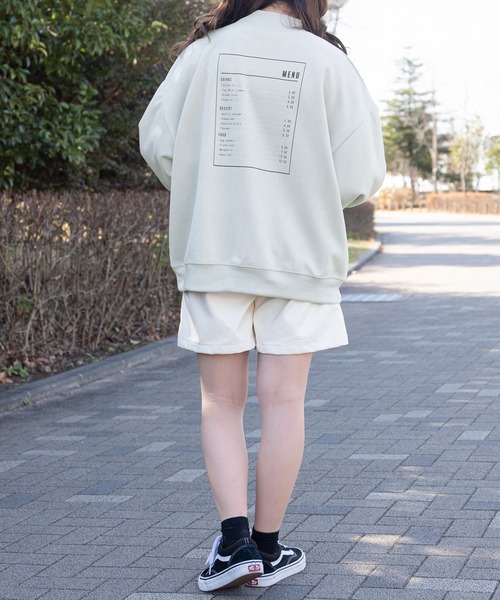 PairPair(ペアペア)の「cafemenuプリントP/O(ユニセックス)(Tシャツ/カットソー・メンズ・アイボリー/ブルーグレー/グリーン/モカ・MEDIUM/LARGE)」の7枚目の写真