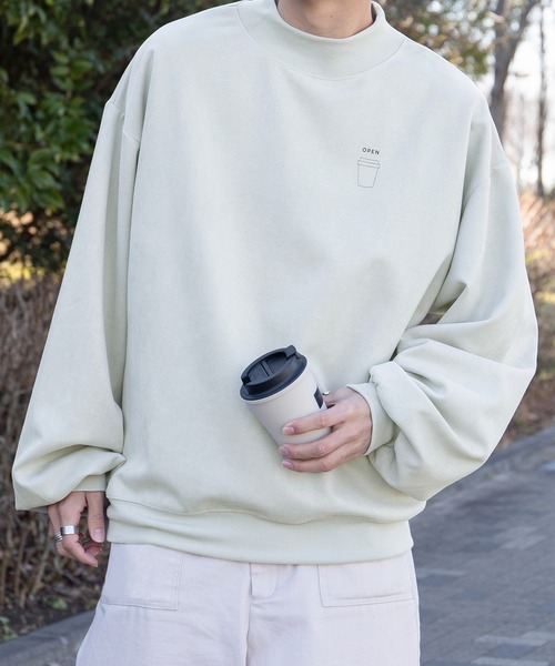 PairPair(ペアペア)の「cafemenuプリントP/O(ユニセックス)(Tシャツ/カットソー・メンズ・アイボリー/ブルーグレー/グリーン/モカ・MEDIUM/LARGE)」の15枚目の写真