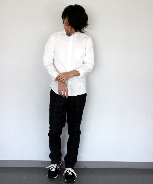 ivory court（アイボリーコート）の「◆BEZオックスボタンダウンロングスリーブ（シャツ/ブラウス・メンズ・ホワイト/サックスブルー・36/38/40）」の11枚目の写真