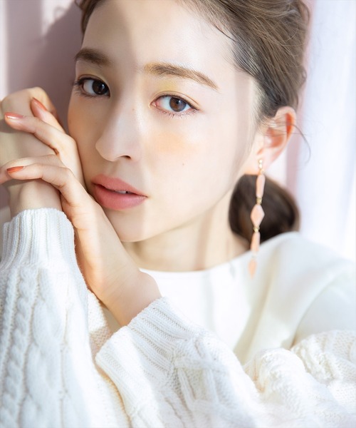 WILLSELECTION(ウィルセレクション)の「マーブル4連ロングイヤリング(イヤリング・レディース・ピンク/アイボリー・FREE)」の7枚目の写真