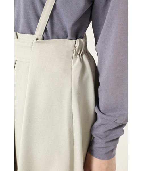 美品❣️ROSE BUD ローズバット❣️サロペットロングスカート ROSE BUD（ローズバッド）の「サスペンダー付ロングスカート