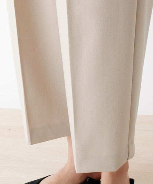 DRESKIP（ドレスキップ）の「◆センタープレスワイドパンツ（その他パンツ・レディース・ベージュ/ネイビー/レモンイエロー/グリーン系・02/03）」の10枚目の写真