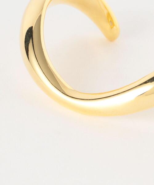 green label relaxing（グリーンレーベルリラクシング）の「FM メタル V ブレスレット（ブレスレット・レディース・シルバー/ゴールド・FREE）」の4枚目の写真