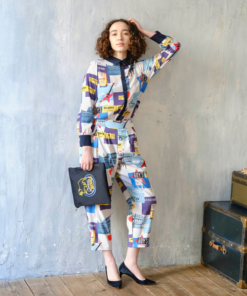 Cepica（セピカ）の「Cepicaオリジナルチャンキープリントブラウス（Tシャツ/カットソー・レディース・ブルー/その他・FREE）」の5枚目の写真