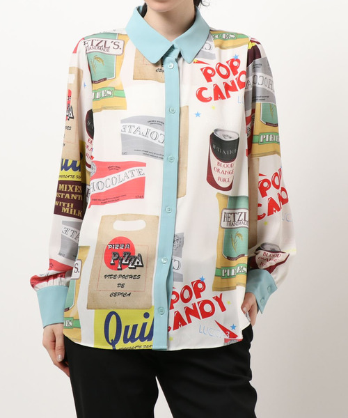 Cepica（セピカ）の「Cepicaオリジナルチャンキープリントブラウス（Tシャツ/カットソー・レディース・ブルー/その他・FREE）」の10枚目の写真