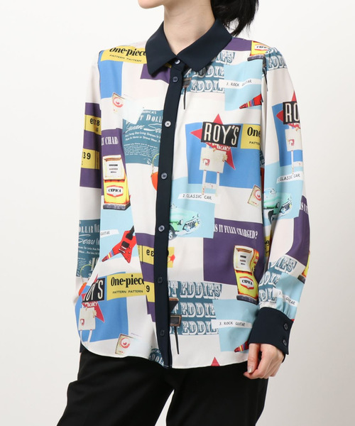 Cepica（セピカ）の「Cepicaオリジナルチャンキープリントブラウス（Tシャツ/カットソー・レディース・ブルー/その他・FREE）」の11枚目の写真