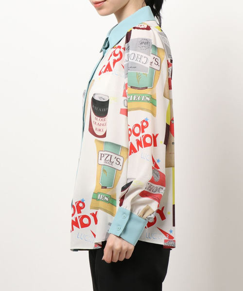 Cepica（セピカ）の「Cepicaオリジナルチャンキープリントブラウス（Tシャツ/カットソー・レディース・ブルー/その他・FREE）」の12枚目の写真