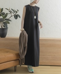 URBAN RESEARCH | 麻混ストレートロングワンピース(ワンピース)