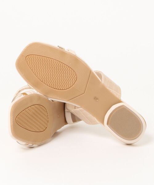 SAVOY（サボイ）の「【SAVOY】<2021SS>スクエアトゥサンダル（サンダル・レディース・ブラック/ブルー/アイボリー・L/LL/M/S）」の5枚目の写真