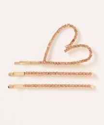 lilLilly | ハートストーンヘアピンセット(ヘアピン)