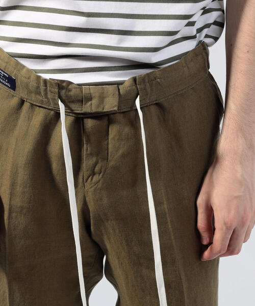 TOMORROWLAND （トゥモローランド）の「リネンシャンブレー ノープリーツイージーパンツ（その他パンツ・メンズ・チャコールグレー/ダークブルー/ライトグリーン/ブラウン・S/M/L/XS）」の21枚目の写真