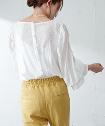 DISCOAT | 生地JQDギャザーブラウス(シャツ/ブラウス)