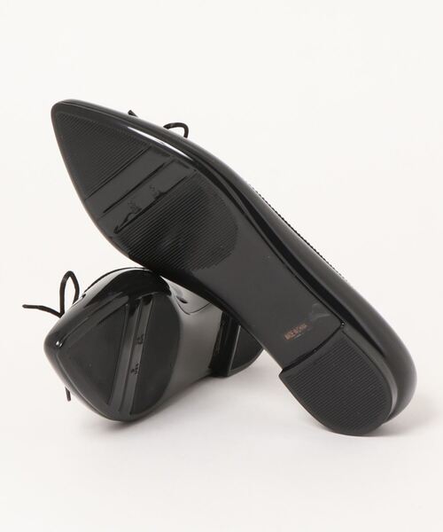 FREE FISH（フリーフィッシュ）の「FREE FISH (フリーフィッシュ) /ポインテットトゥレインパンプス（レインシューズ・レディース・ブラック/ネイビー/シャンパン・38/39/36/37）」の5枚目の写真