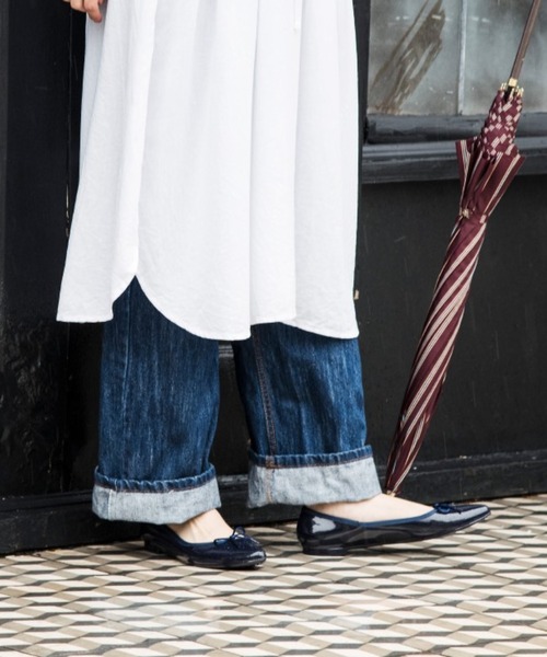 FREE FISH（フリーフィッシュ）の「FREE FISH (フリーフィッシュ) /ポインテットトゥレインパンプス（レインシューズ・レディース・ブラック/ネイビー/シャンパン・38/39/36/37）」の3枚目の写真