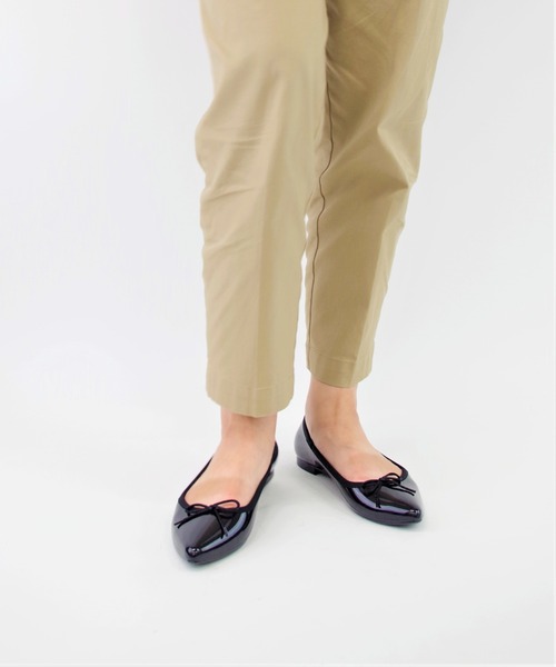 FREE FISH（フリーフィッシュ）の「FREE FISH (フリーフィッシュ) /ポインテットトゥレインパンプス（レインシューズ・レディース・ブラック/ネイビー/シャンパン・38/39/36/37）」の2枚目の写真