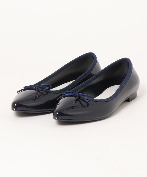 FREE FISH（フリーフィッシュ）の「FREE FISH (フリーフィッシュ) /ポインテットトゥレインパンプス（レインシューズ・レディース・ブラック/ネイビー/シャンパン・38/39/36/37）」の8枚目の写真