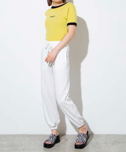 WEGO（ウィゴー）の「WEGO/バイカラーリンガーT（Tシャツ/カットソー・レディース・ライム/その他1・FREE）」の13枚目の写真