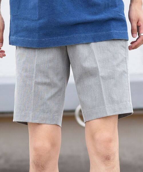 SHIPS(シップス)の「SHIPS: COOLMAX(R) ストレッチ オックスフォード ノープリーツ ショートパンツ(チノパンツ・メンズ・コバルトブルー/ライトグレー/ベージュ/チャコールグレー/ネイビー/ホワイト・29inch/30inch/34/33inch/31inch/32inch)」の1枚目の写真