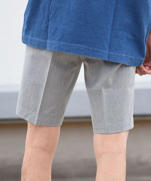 SHIPS(シップス)の「SHIPS: COOLMAX(R) ストレッチ オックスフォード ノープリーツ ショートパンツ(チノパンツ・メンズ・コバルトブルー/ライトグレー/ベージュ/チャコールグレー/ネイビー/ホワイト・29inch/30inch/34/33inch/31inch/32inch)」の12枚目の写真